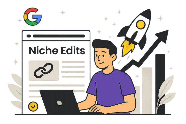 UpBuild Niche Edits - Strategic link insertions in already-ranking content for instant SEO momentum