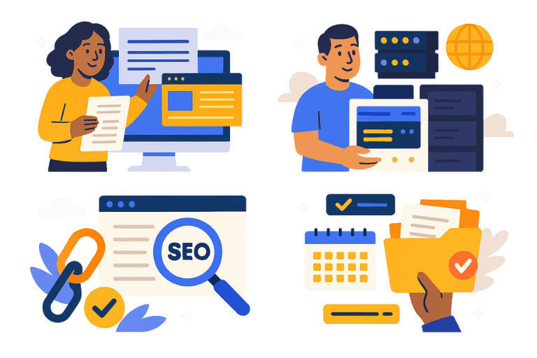 UpBuild PBN Features - Premium content, diversified hosting, and safe linking for undetectable networks